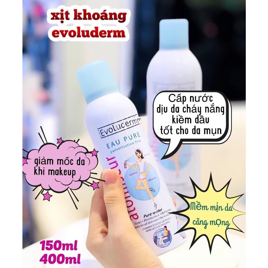 Xịt Khoáng cấp nước cho da 150ml và 400ml