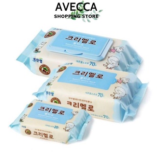 Giấy Ướt Hàn Quốc Natural Soft Gói 20 70, Có Nắp gói 70