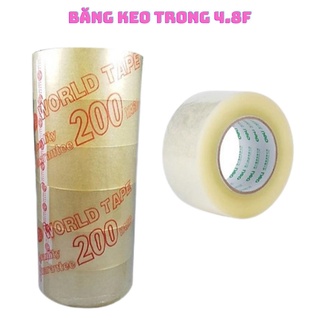 Băng keo trong 4.8F băng dính trong 5cm