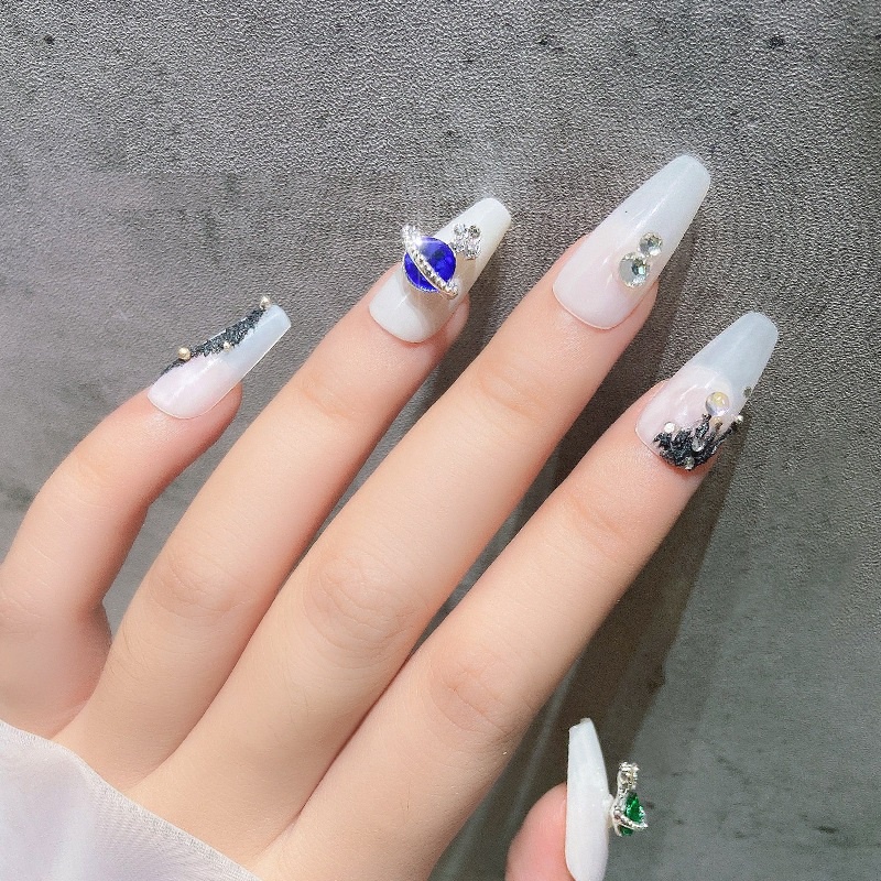 Set 25 Charm Nail Đá Sáng Loai 1, Nhiều Size - Vani Store [KIRA00102]