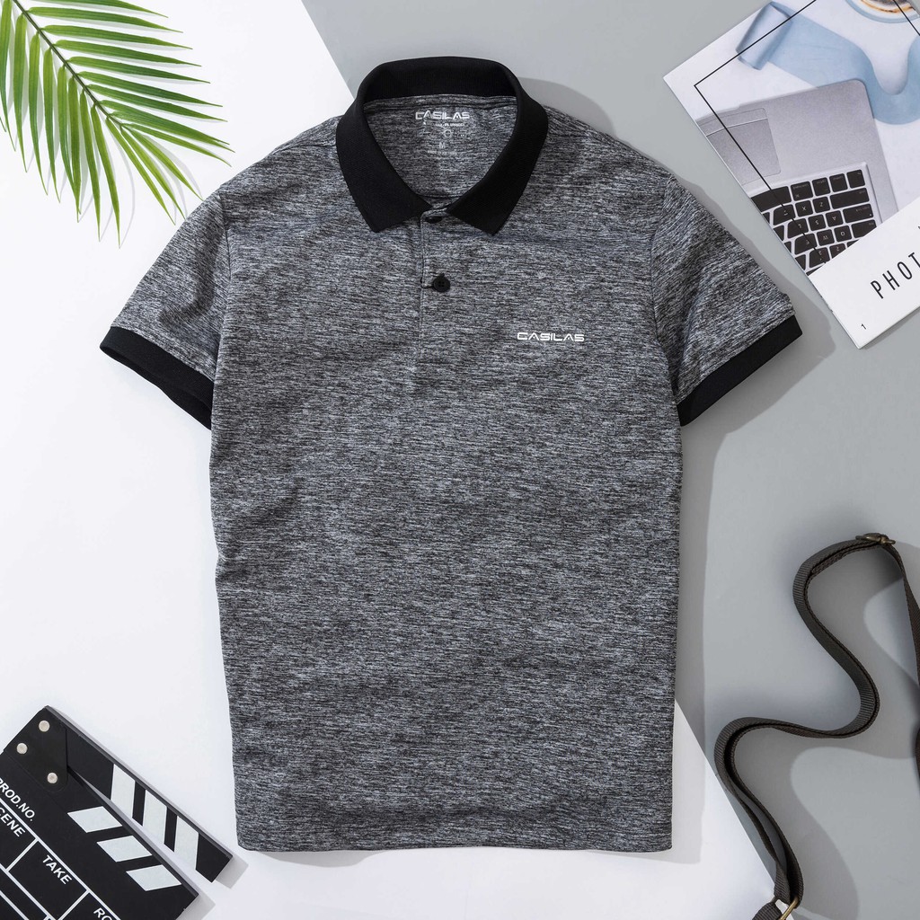 Áo thun nam cổ bẻ cao cấp chất vải thun CVC cao cấp form regular fit CSL-P2107 CASILAS | BigBuy360 - bigbuy360.vn