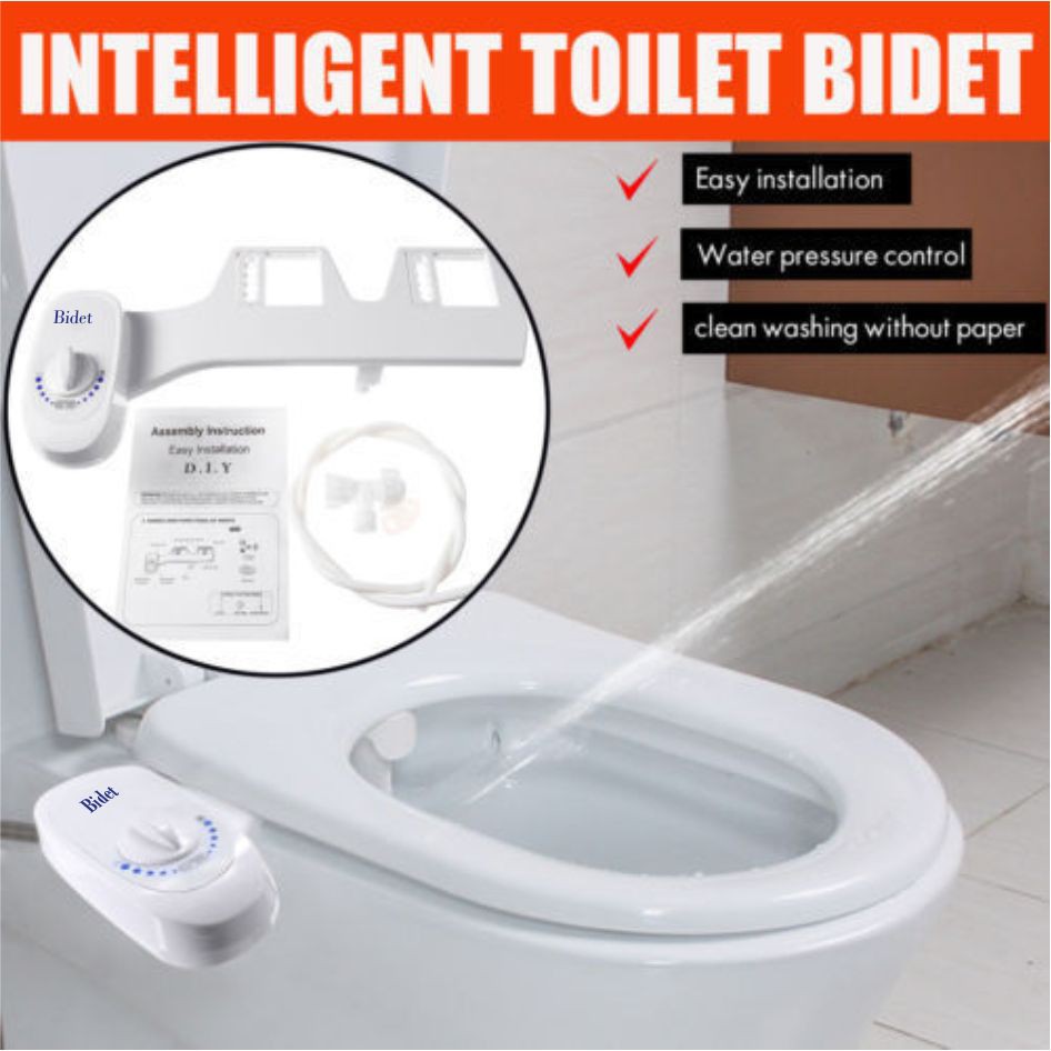Vòi rửa vệ sinh thông minh Bidet - Biến bồn cầu thường thành bồn cầu thông minh.(Loại1)