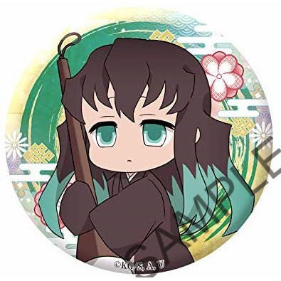 Combo 8 huy hiệu cài áo IN HÌNH Kimetsu no Yaiba Thanh gươm diệt quỷ ver ôm bút lông anime chibi dễ thương