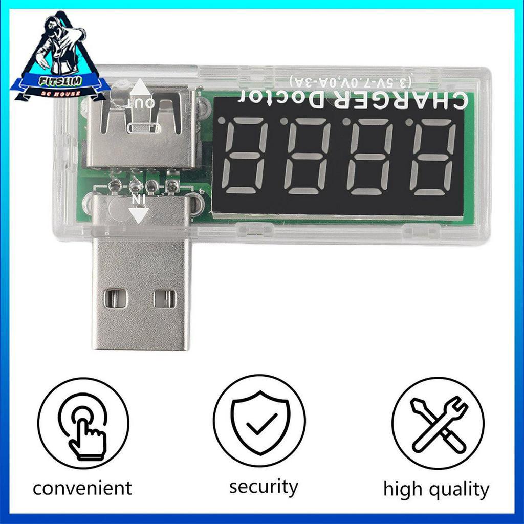 Bộ sạc USB Bác sĩ pin di động Máy kiểm tra nguồn điện Máy đo điện áp hiện tại