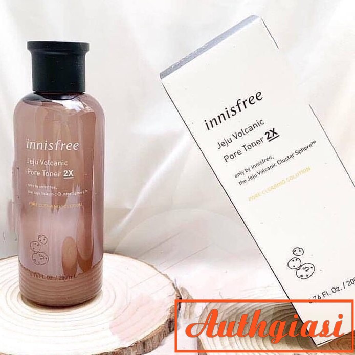 Nước hoa hồng Innisfree Green Tea Balancing / Jeju Volcanic 2X / Cherry Blossom / Bija Trouble / Whitening Pore 200ml