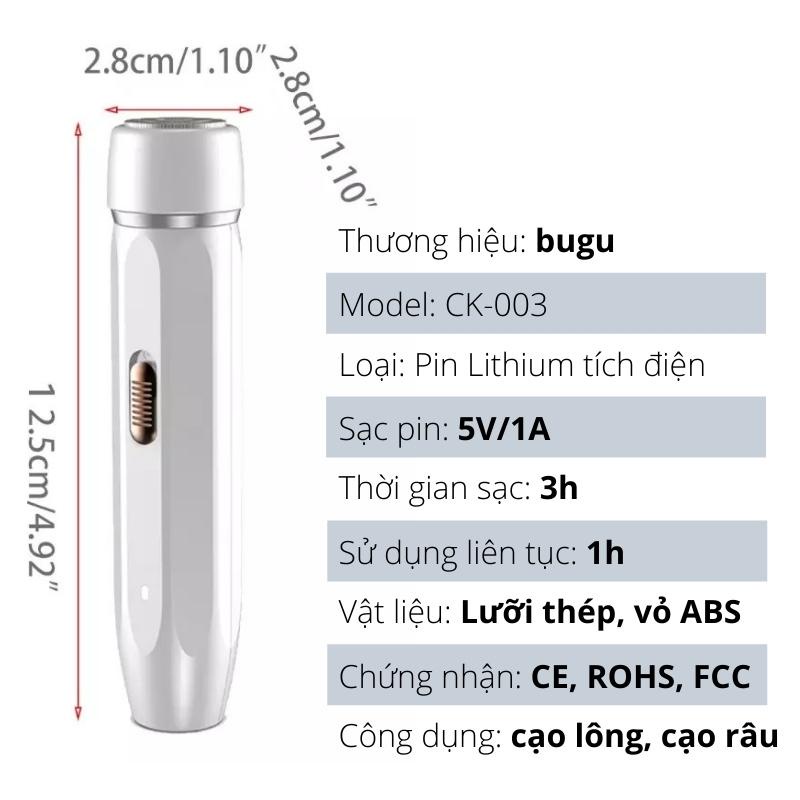 Máy Cạo Lông Vùng Kín Lông Nách Lông Mặt Cạo Râu Không Dây Sử Dụng Liên Tục Trong 1H ,Nhỏ bé cầm tay có thể sạc lại