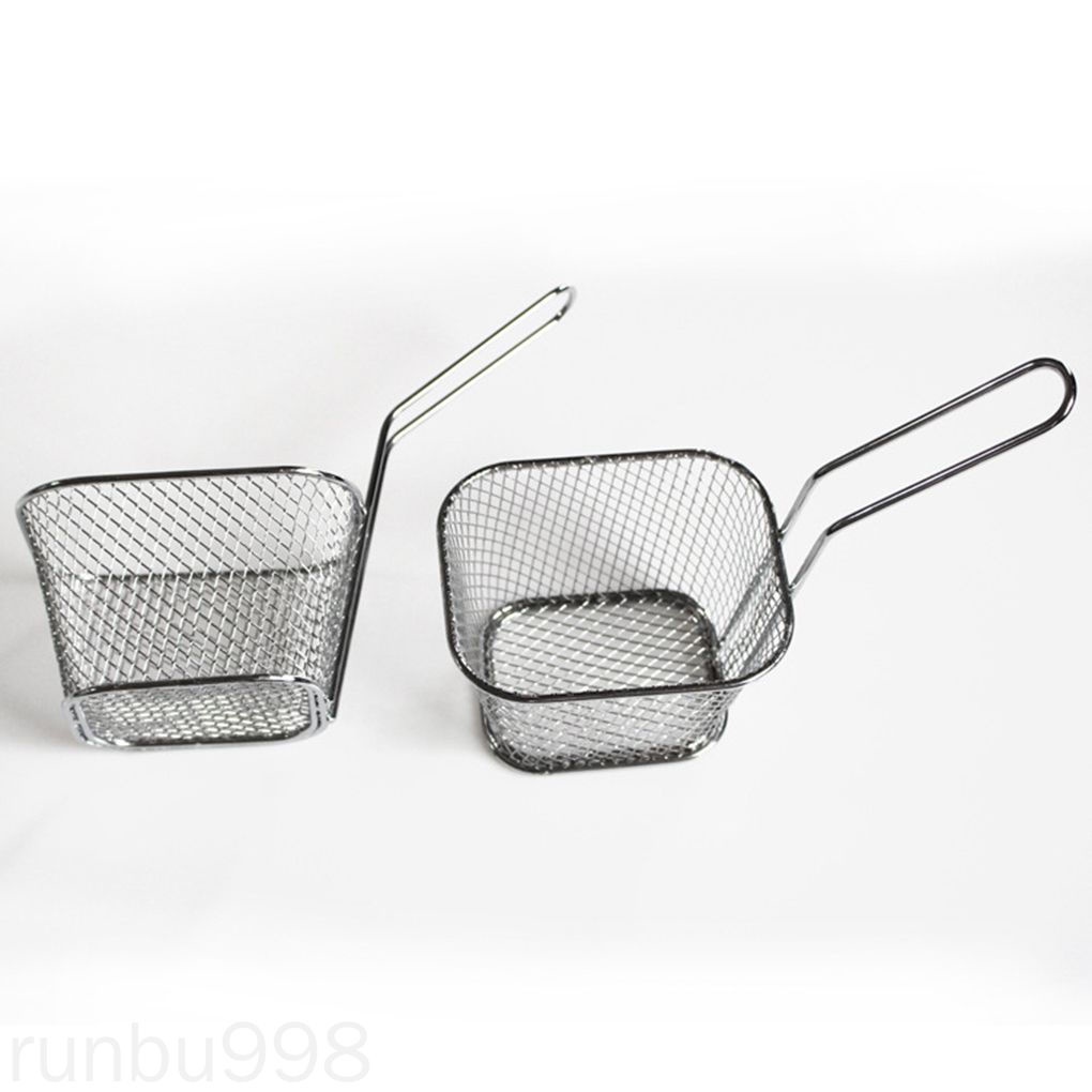 Rổ vớt khoai tây chiên có lưới ráo dầu tiện dụng cho nhà bếp