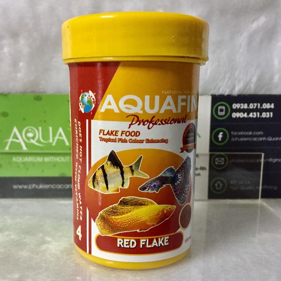 Thức Ăn Dạng Lá AQUAFIN 500ml ( Dành cho cá thủy sinh )