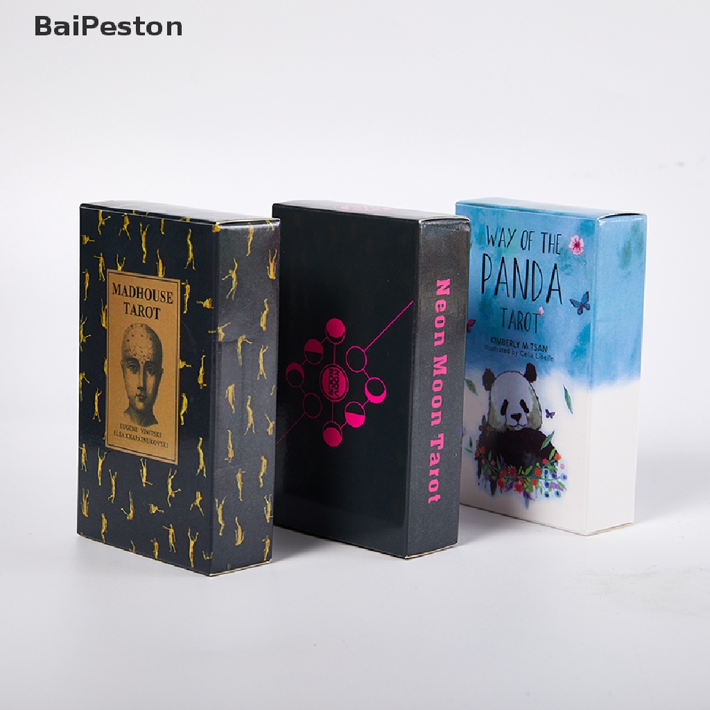 Bộ Bài Tarot Hình Mặt Trăng Màu Neon Bỏ Túi ♨Nóng Bỏng