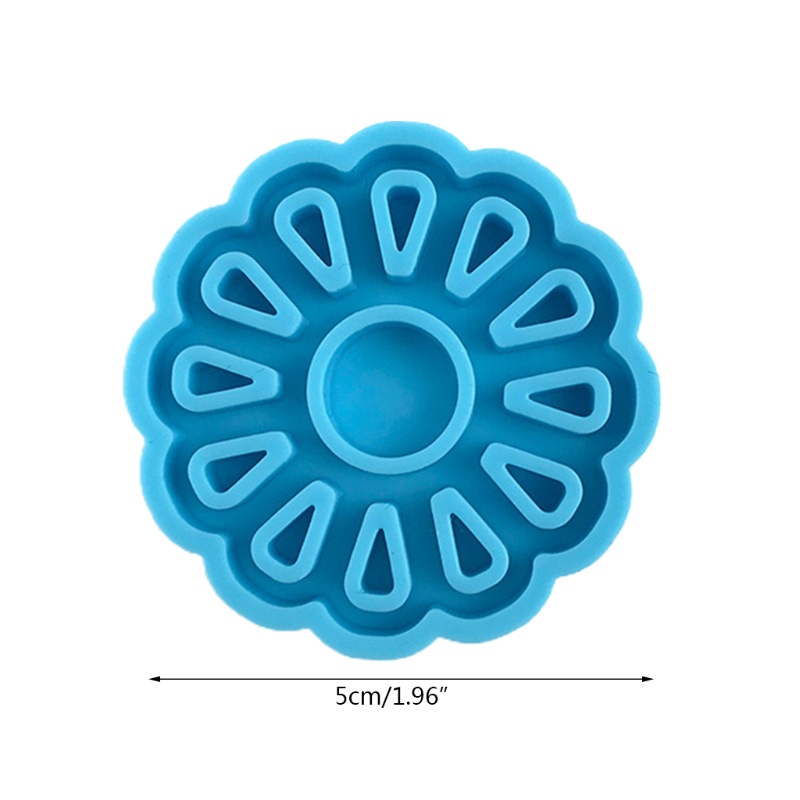 Khuôn Silicone Làm Mặt Vòng cổ Hình Hoa Cúc Độc Đáo