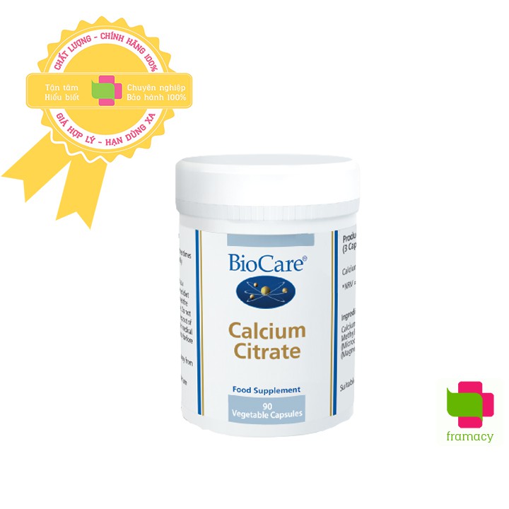 Viên uống canxi Biocare Calcium Citrate, Anhchống loãng xương