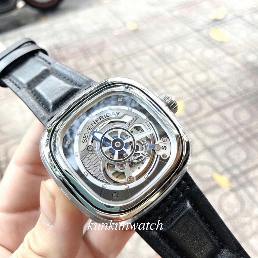 Đồng Hồ Nam SevenFriday SF - S1/01 Automatic - Fullbox + Tặng Dây Cao Su Cao Cấp