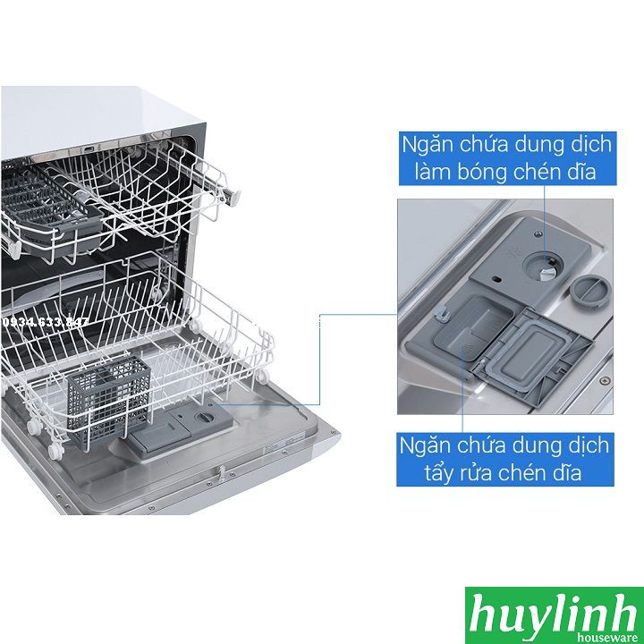 Máy rửa chén bát Electrolux ESF6010BW - 1480W