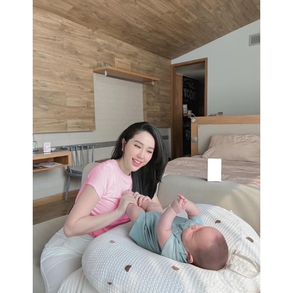 🎀HÀNG CHÍNH HÃNG CÓ SẴN 🎀 GỐI CHỐNG TRÀO NGƯỢC ROTOTO BEBE AIRMESH SỢI  GỖ SỒI MẤU MỚI NHẤT