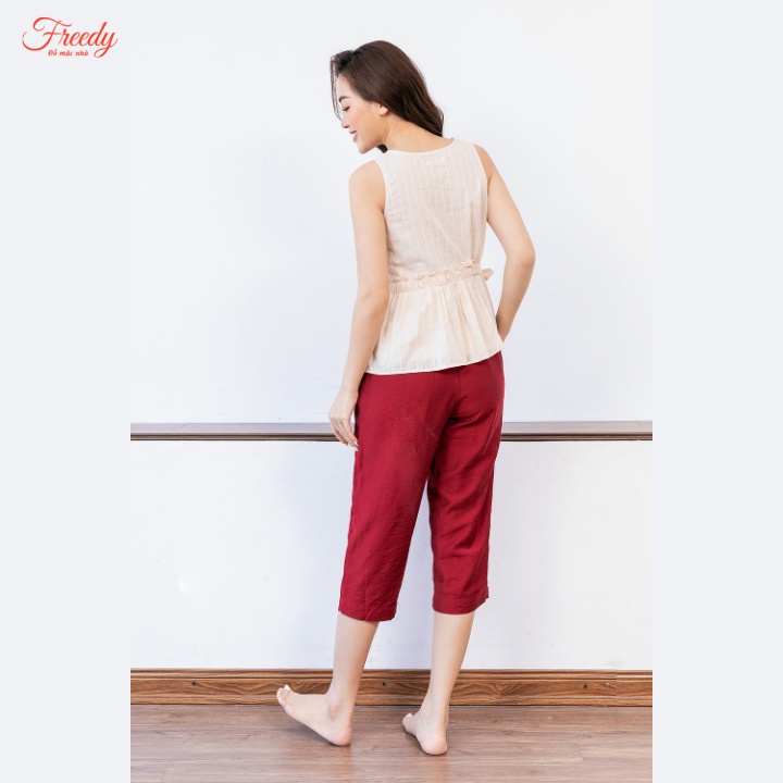 [Mã BMBAU50 giảm 7% đơn 99K] Đồ bộ ngủ nữ đẹp cao cấp mặc nhà Freedy-BS1244