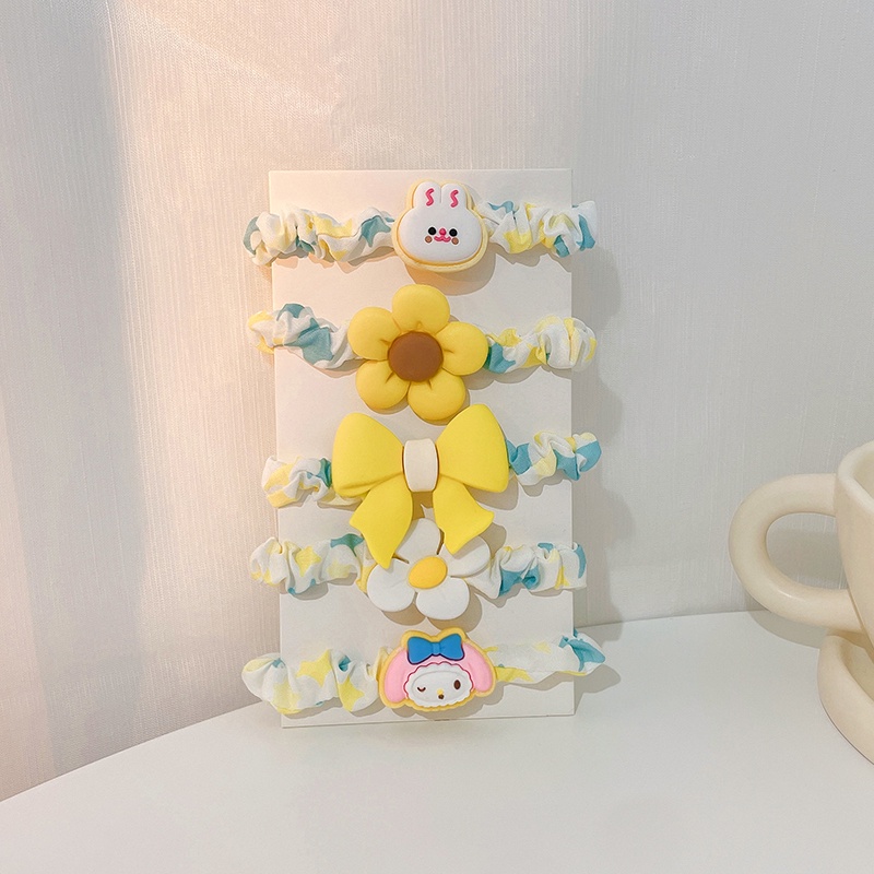 Dây Buộc Tóc Cao Su Dễ Thương Thời Trang Hàn Quốc Không Bị Đau