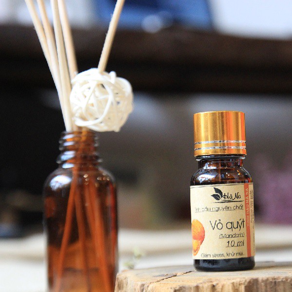 Tinh Dầu Vỏ Quýt - Tinh Dầu Hà Na - Khử mùi, xông phòng, ô tô thơm mát, thư giãn