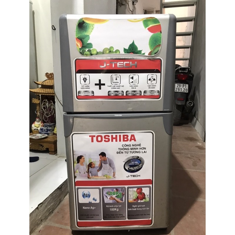 Tủ lạnh Toshiba 110 lít quạt gió