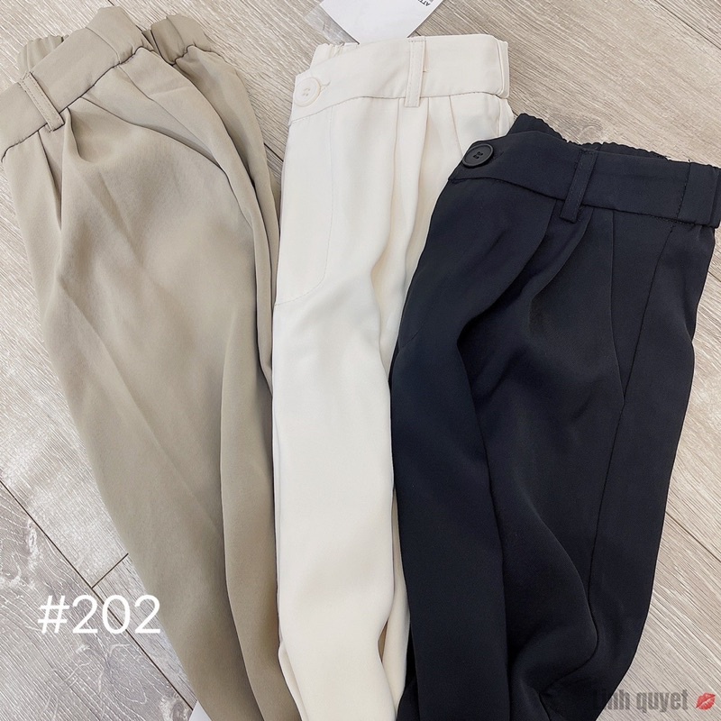 Q292 - quần suông culottes lưng chun dài 92-93cm