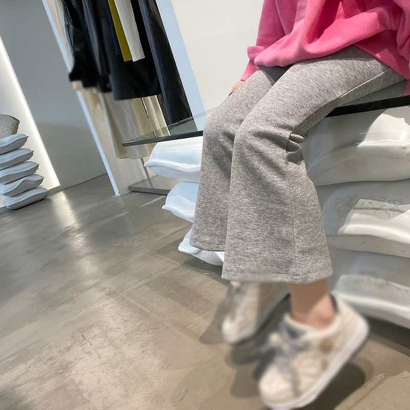 Quần Dài Ống Loe Co Giãn Thời Trang Cho Bé Gái