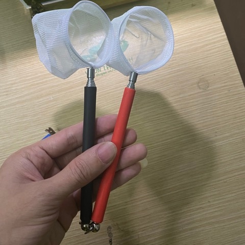 Vợt cá tép 4D chống sốc có thể kéo dài hoặc thu gọn