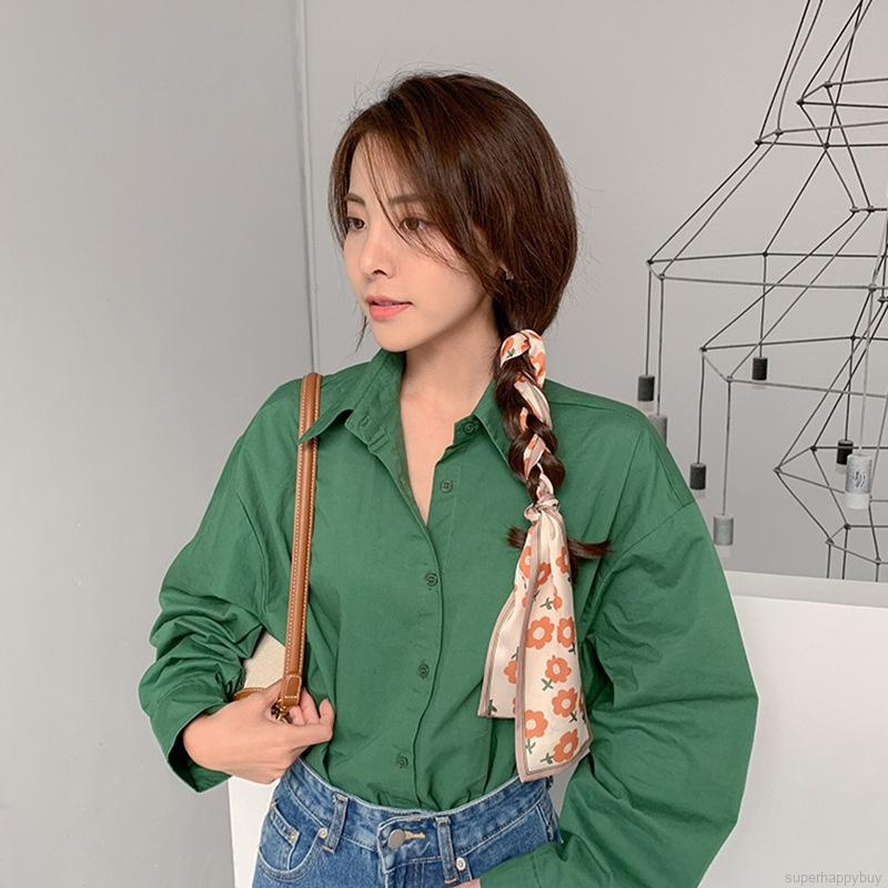 Dây Buộc Tóc Ruy Băng Thắt Nơ Xinh Xắn Cho Nữ