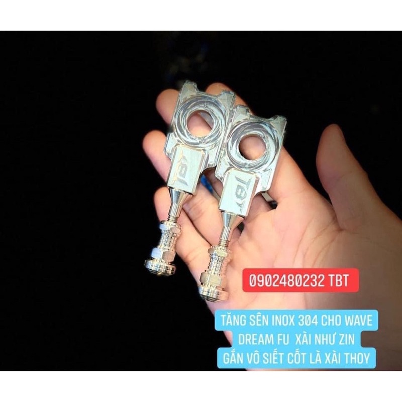 Tăng sên CNC inox nguyên khối TBT