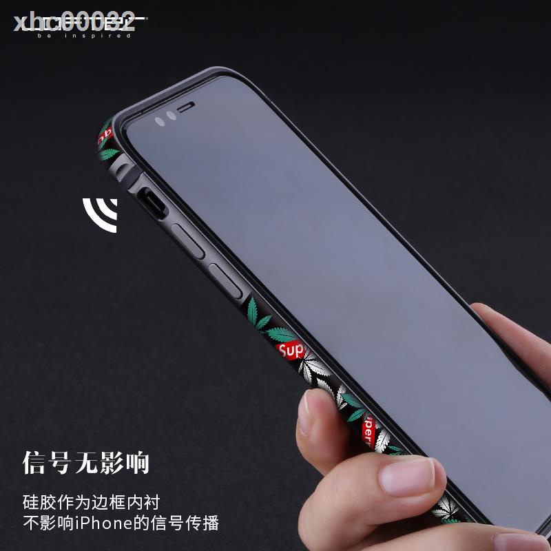 ☼Ốp điện thoại viền kim loại thiết kế sáng tạo cho Apple iphone7 Apple 8plus 7P