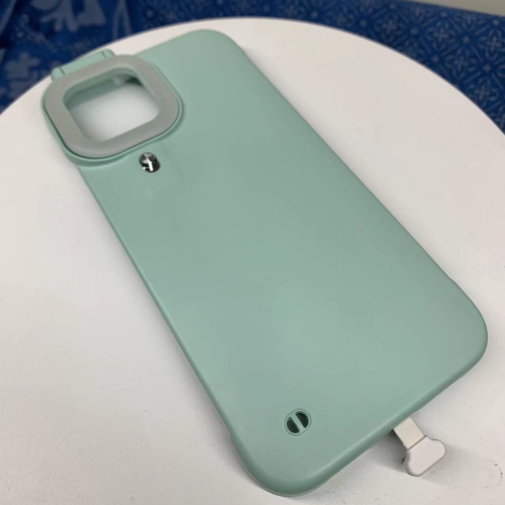 Ốp Điện Thoại Có Vòng Đèn Nhấp Nháy Cho iPhone 12 12Pro