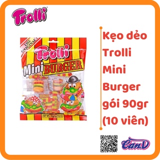 Kẹo dẻo Trolli Mini Burger gói 90gr (10 viên)