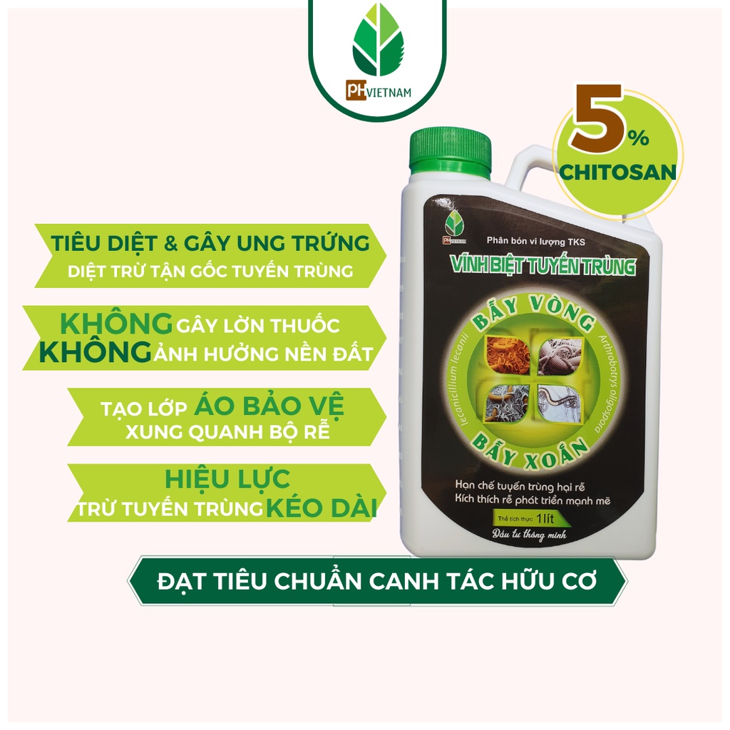 Diệt Tuyến Trùng Sinh Học - Triệt Để U Rễ, Cháy Lá, Héo Dây - Vĩnh Biệt Tuyến Trùng Hại Rễ - PH Việt Nam