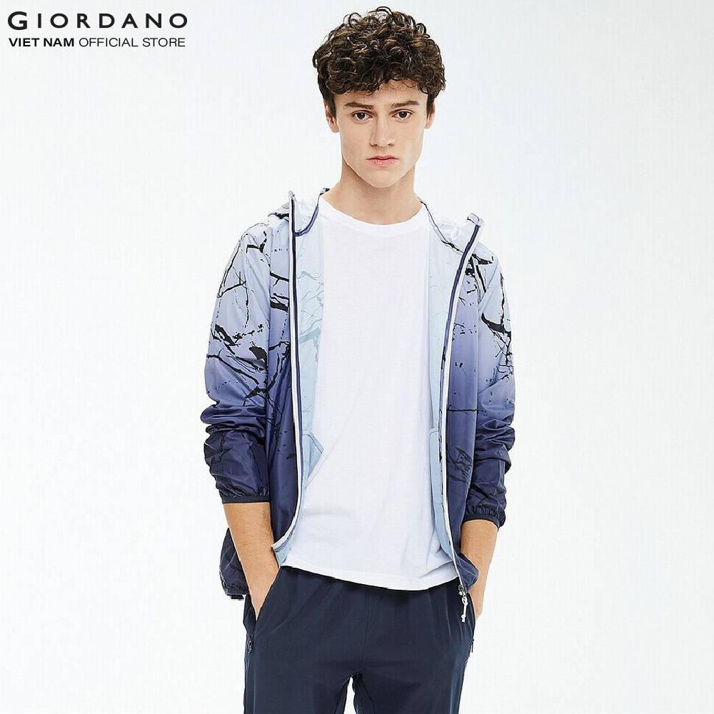 Áo Khoác Dù Chống Nắng Windbreaker Nam Giordano 01070001