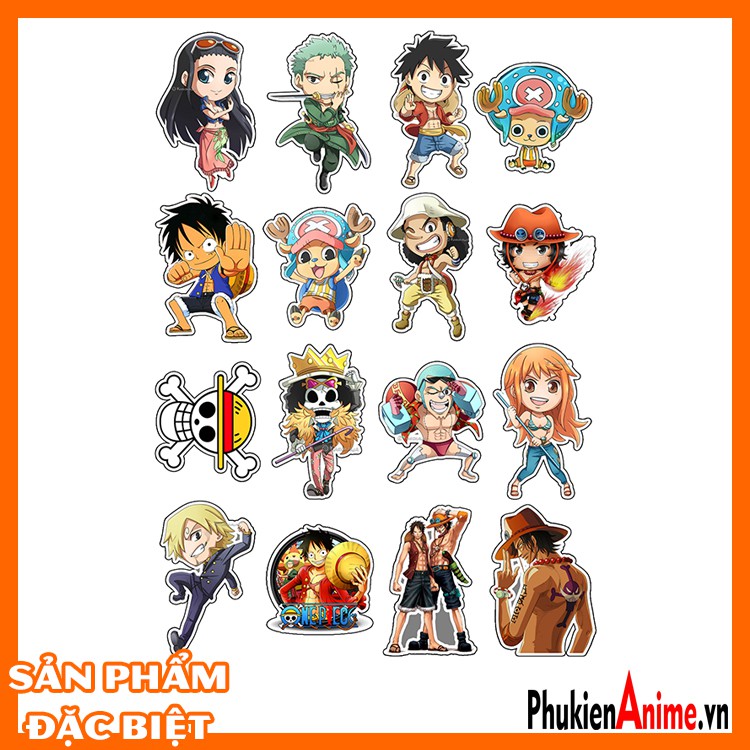 hình dán sticker anime One Piece - Đảo Hải Tặc