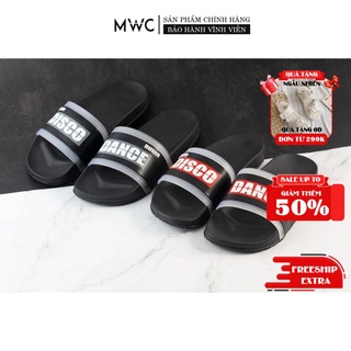 Dép MWC 7649 - Dép Nam Quai Ngang Phối Chữ Họa Tiết Nổi Bật Cực Đẹp, Dép Nam Kiểu Dáng Đẹp, Đi Êm Chân, Mẫu Mới, Giá Tốt