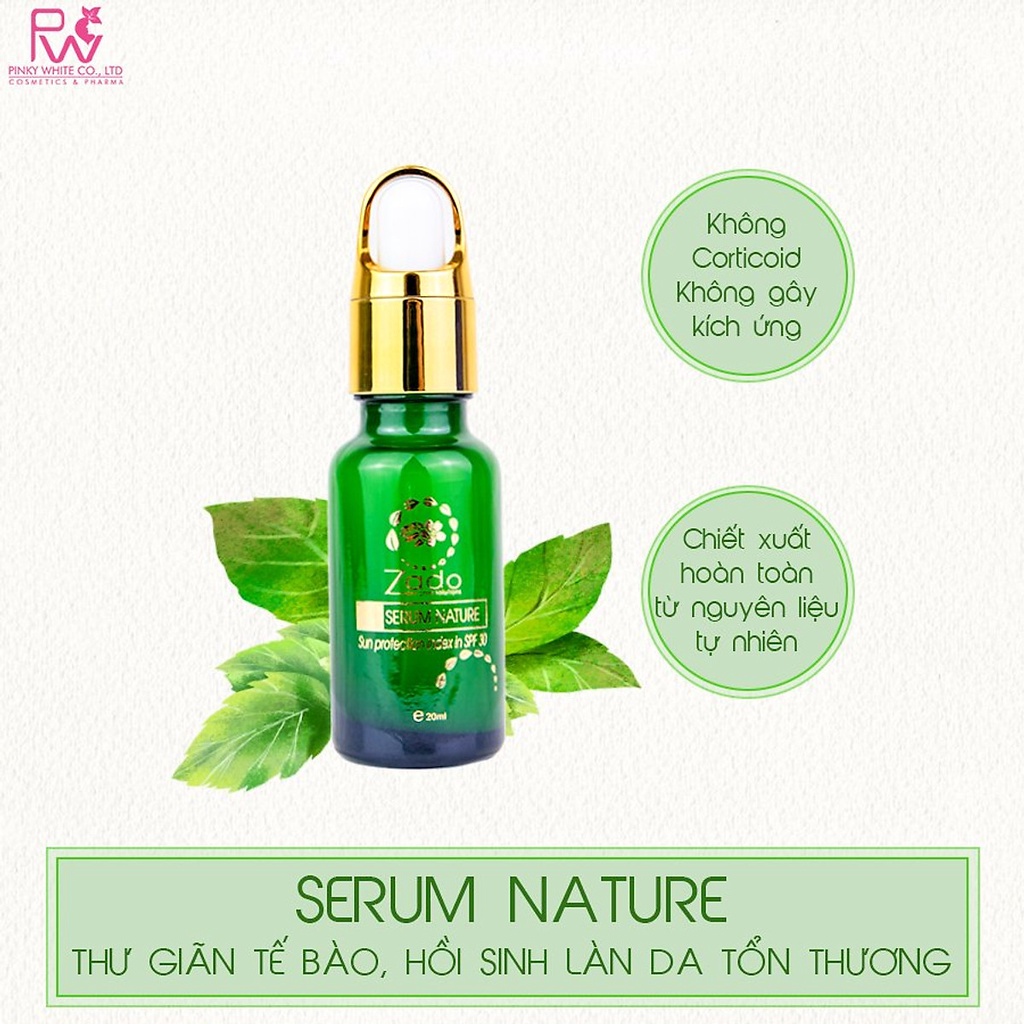 Serum Dưỡng Trắng Da, Chống Nắng SPF 30, Ngăn Ngừa Nám Sạm, Chống Lão Hoá  ZADO