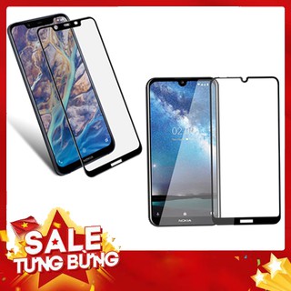 [ Cuong luc gia re ] Kính cường lực full keo màn hình Nokia 3 /3.1 /3.1Plus /5 /5.1Plus /6 /6.1Plus /7.2 /7plus /8 /8.1