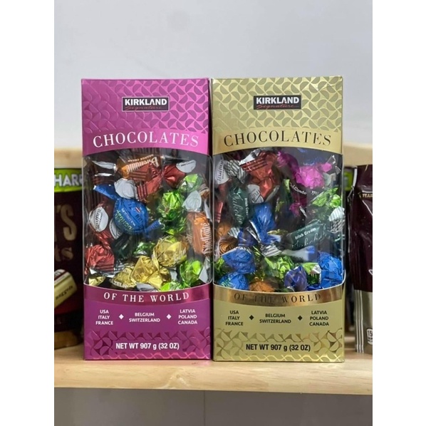 SOCOLA KIRKLAND 907G, CHOCOLATES OF THE WORLD 907G USA