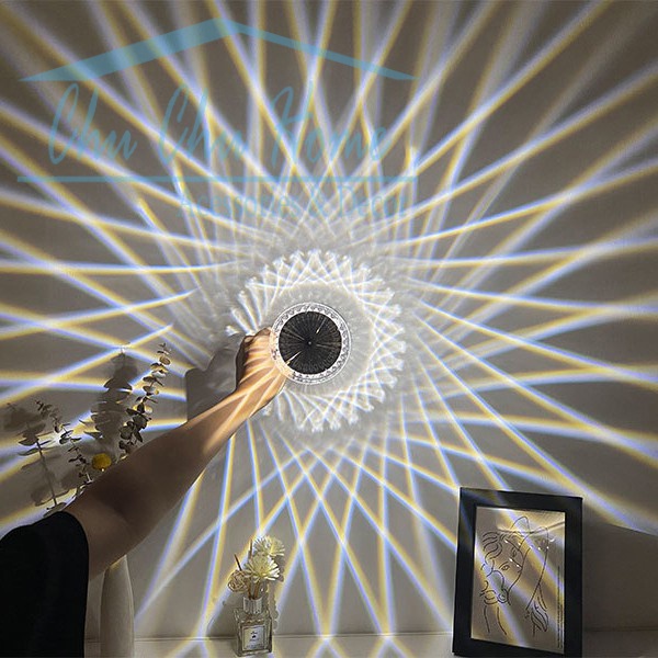 Đèn màu pha lê cảm ứng, đèn ngủ kim cương LED, đèn ngủ acrylic trang trí nhà