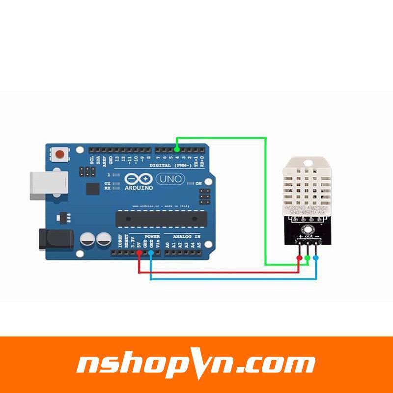 Module Cảm Biến Độ Ẩm, Nhiệt Độ DHT22