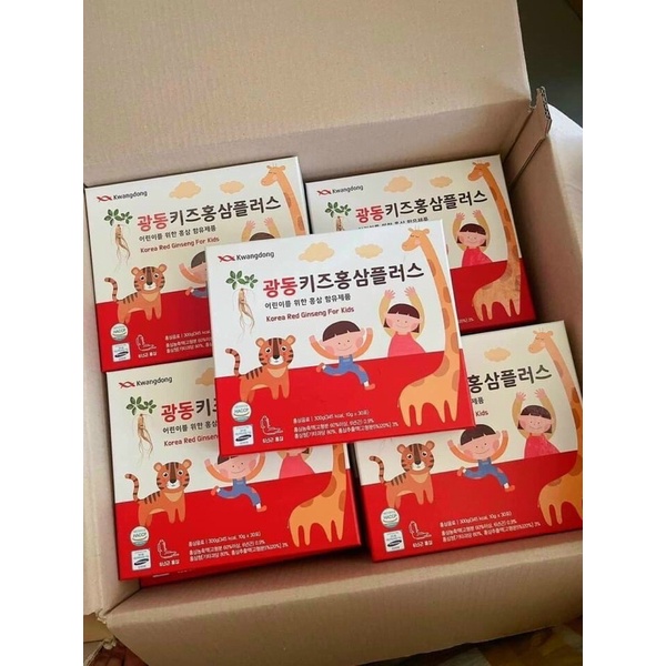 HỒNG SÂM BABY KWANGDONG TĂNG SỨC ĐỀ KHÁNG CHO BÉ 30 GÓI