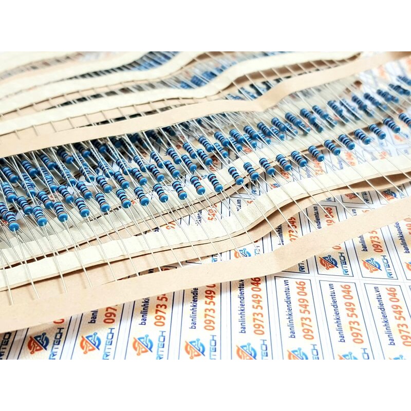 [Combo 100 chiếc] Điện trở 1/4W 5% [43K - 10M ]