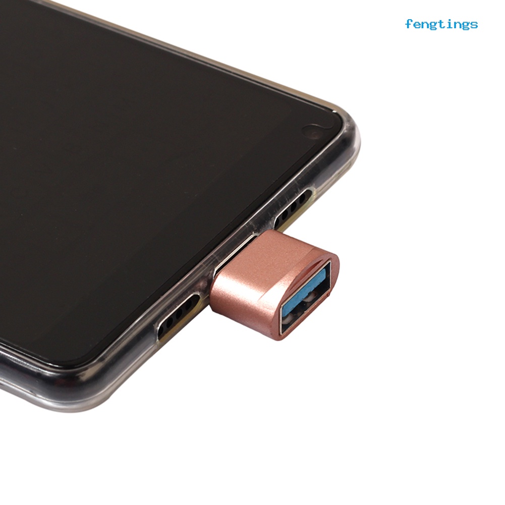 Đầu Chuyển Đổi Type-C Đực Sang USB 2.0 Cái OTG Mini Cho Điện Thoại/Máy Tính Bảng