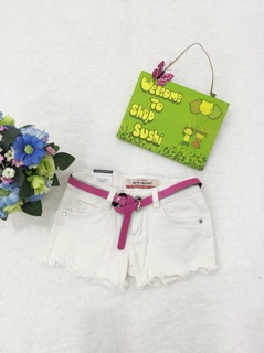 Quần short kaki nhung cho bé Gái