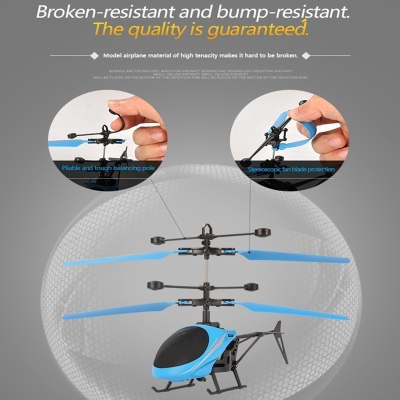 Máy Bay Trực Thăng Điều Khiển Từ Xa Có Đèn Led Phát Sáng Ban Đêm