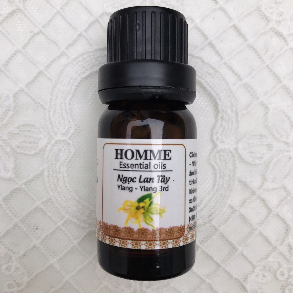 Tinh Dầu Thiên Nhiên Tràm Gió, Sả Chanh, Bạc Hà, Hoa Ly, Hoa Nhài, Vỏ Quế - Homme