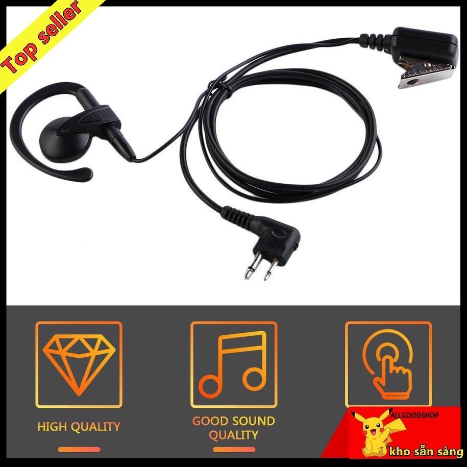 Tai nghe kẹp tai 2 pin cho bộ đàm hai chiều Motorola cls1110 cls1410