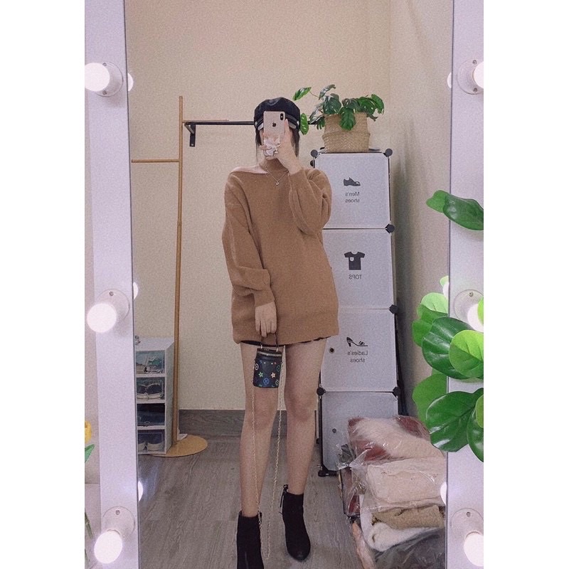 Áo Len Khoét Vai 🎀 FREESHIP 🎀 Hàng Quảng Châu Loại 1