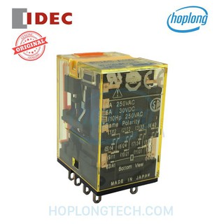 RU4S-D24 Rơ le trung gian Idec 14 chân dẹt loại vừa 24VDC 6A (Order)