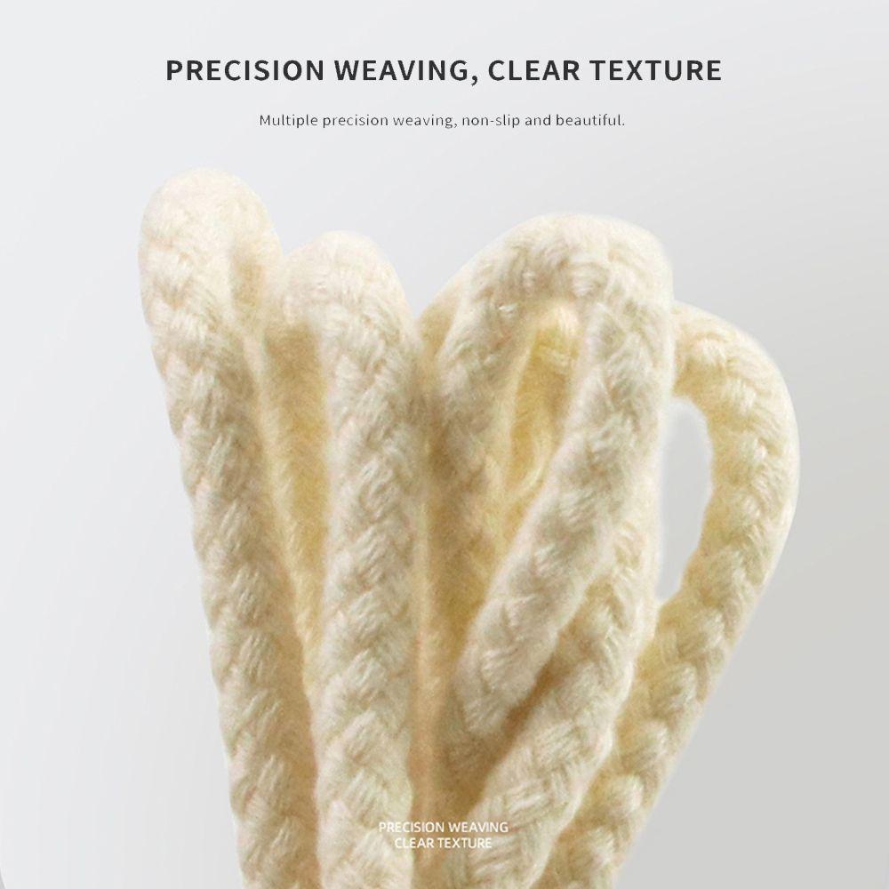 MIH Dây Giày Bằng Cotton Lanh Bện Chéo Độc Đáo Tiện Dụng