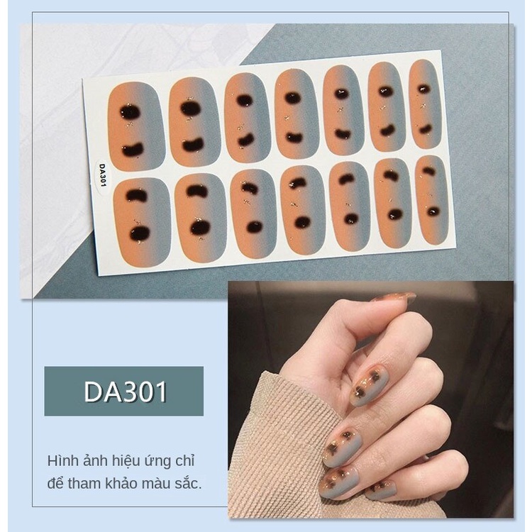 Hiển thị miếng dán móng tay màu trắng thành phẩm tiên tiến gradient cổ tích Nhật Bản làm móng tay có thể tái sử dụng